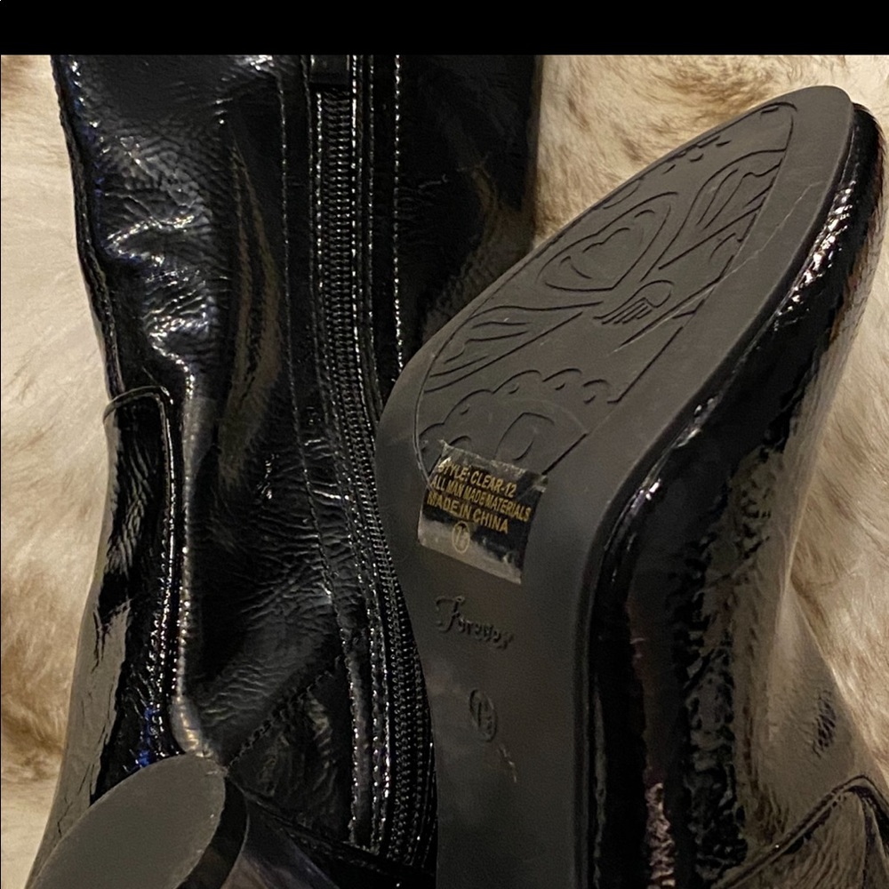 Ankle High Acrylic transparent Heel shine Boots . - Picture 14 of 14